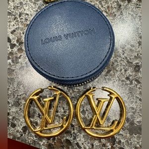 LV Louise Hoop GM Earrings